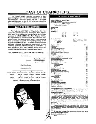 Star Trek RPG: Decision at Midnight (FASA 2219)