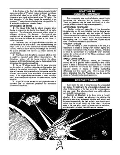 Star Trek RPG: Decision at Midnight (FASA 2219)