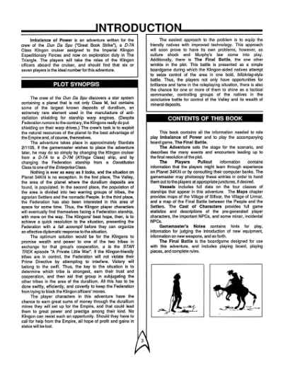 Star Trek RPG: An Imbalance of Power (FASA 2220)