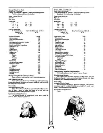 Star Trek RPG: An Imbalance of Power (FASA 2220)