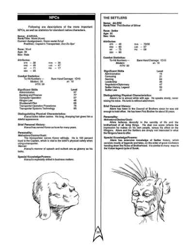 Star Trek RPG: An Imbalance of Power (FASA 2220)