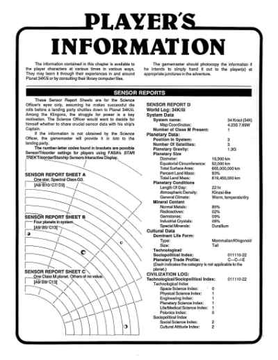Star Trek RPG: An Imbalance of Power (FASA 2220)