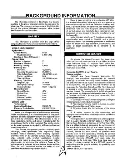 Star Trek RPG: Old Soldiers Never Die (FASA 2221)