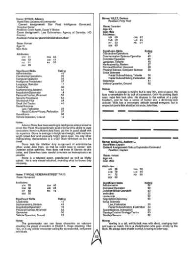 Star Trek RPG: Old Soldiers Never Die (FASA 2221)