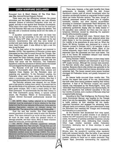Star Trek RPG: The Romulan War (FASA 2221)