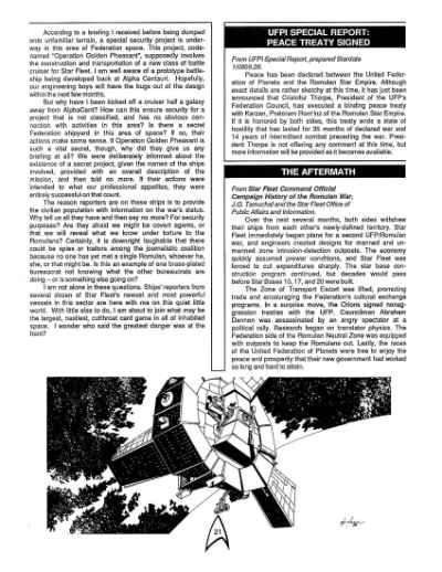 Star Trek RPG: The Romulan War (FASA 2221)