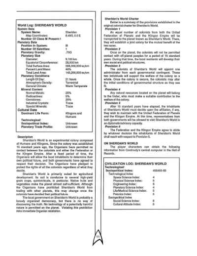 Star Trek RPG: Conflict of Interests (FASA 2222)