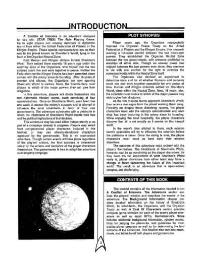 Star Trek RPG: Conflict of Interests (FASA 2222)