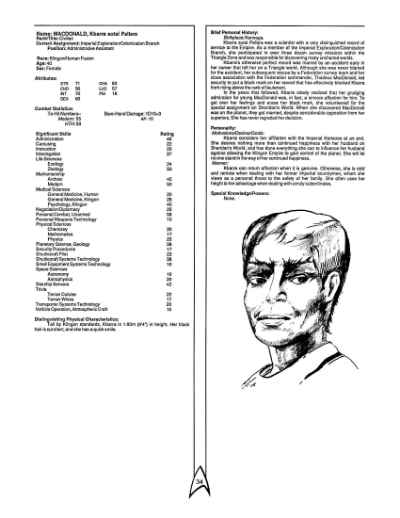Star Trek RPG: Conflict of Interests (FASA 2222)