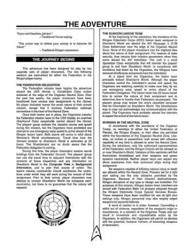 Star Trek RPG: Conflict of Interests (FASA 2222)