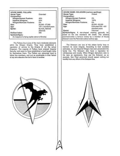Star Trek RPG: Klingon Intelligence Briefing (FASA 2222)