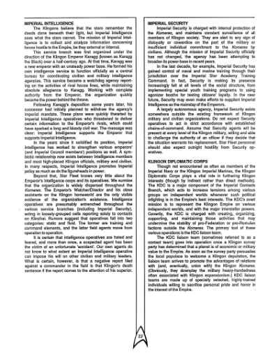 Star Trek RPG: Klingon Intelligence Briefing (FASA 2222)