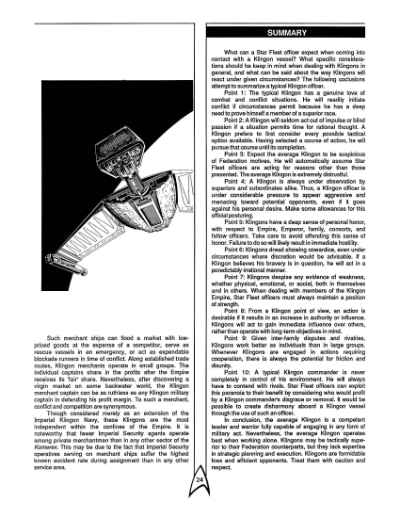 Star Trek RPG: Klingon Intelligence Briefing (FASA 2222)