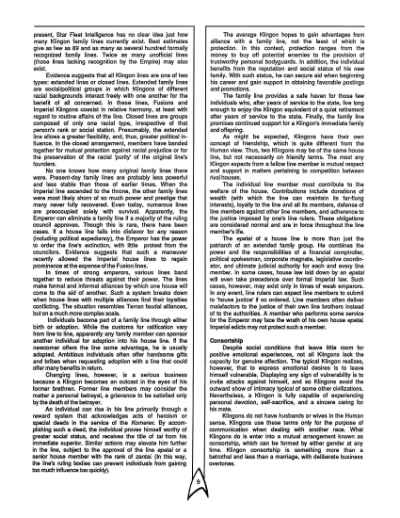 Star Trek RPG: Klingon Intelligence Briefing (FASA 2222)