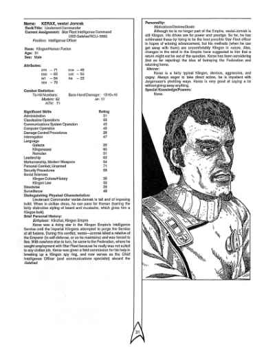 Star Trek RPG: The Dixie Gambit (FASA 2223)