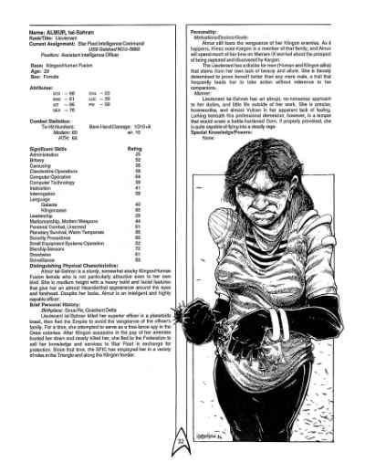Star Trek RPG: The Dixie Gambit (FASA 2223)