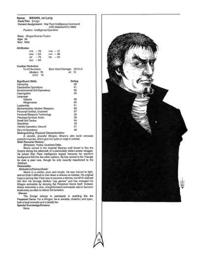 Star Trek RPG: The Dixie Gambit (FASA 2223)