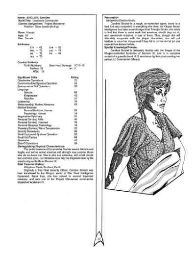 Star Trek RPG: The Dixie Gambit (FASA 2223)
