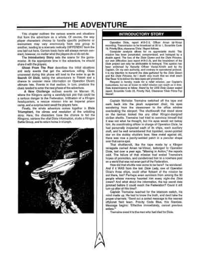 Star Trek RPG: The Dixie Gambit (FASA 2223)