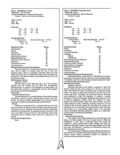 Star Trek RPG: The Dixie Gambit (FASA 2223)