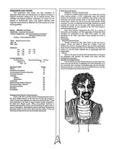 Star Trek RPG: The Dixie Gambit (FASA 2223)
