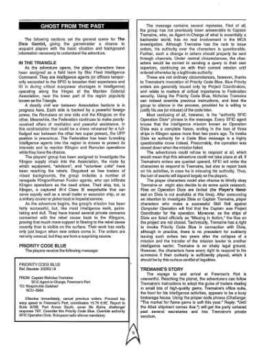 Star Trek RPG: The Dixie Gambit (FASA 2223)