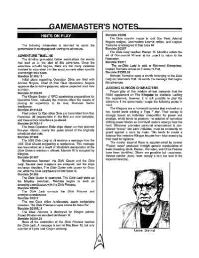 Star Trek RPG: The Dixie Gambit (FASA 2223)