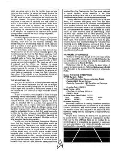 Star Trek RPG: The Dixie Gambit (FASA 2223)
