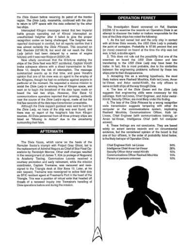 Star Trek RPG: The Dixie Gambit (FASA 2223)
