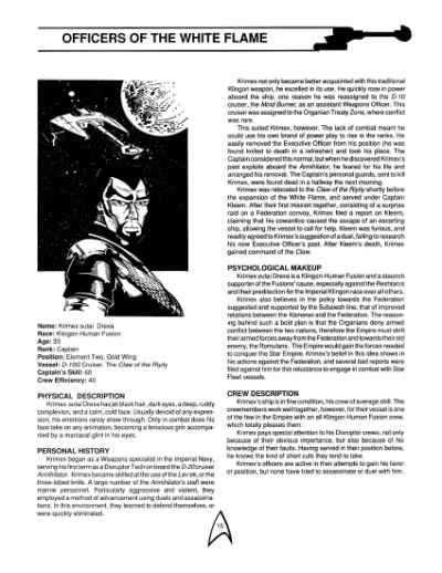 Star Trek RPG: The White Flame (FASA 2225)