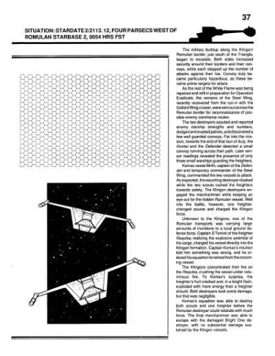 Star Trek RPG: The White Flame (FASA 2225)