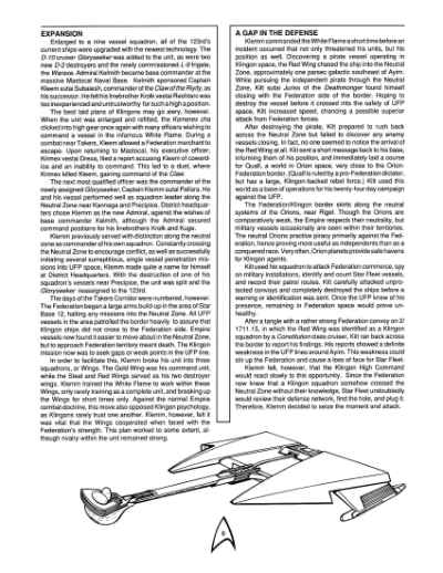 Star Trek RPG: The White Flame (FASA 2225)