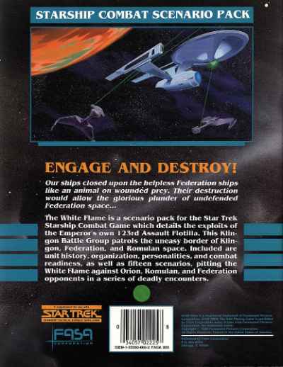 Star Trek RPG: The White Flame (FASA 2225)
