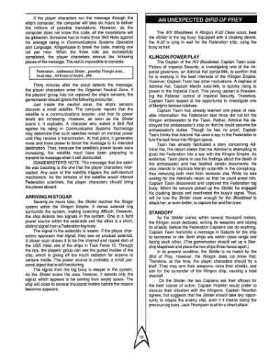 Star Trek RPG: The Strider Incident (2226)