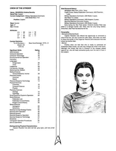 Star Trek RPG: The Strider Incident (2226)