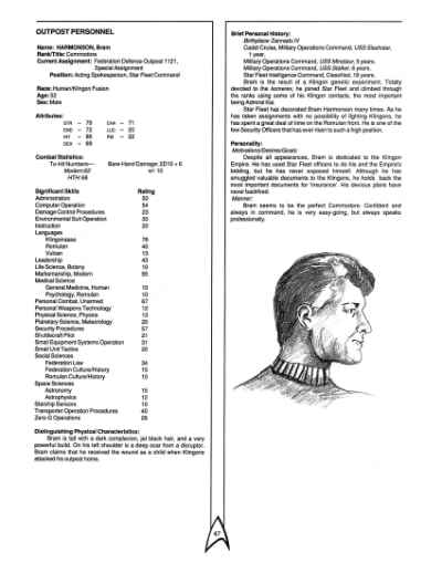 Star Trek RPG: The Strider Incident (2226)