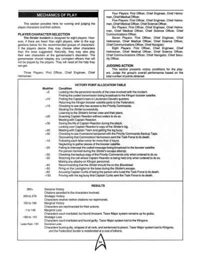Star Trek RPG: The Strider Incident (2226)