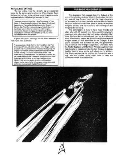 Star Trek RPG: The Strider Incident (2226)