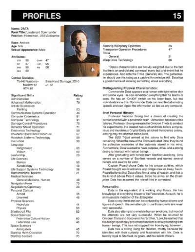 Star Trek: The Next Generaton - First Year Sourcebook (FASA 2227)