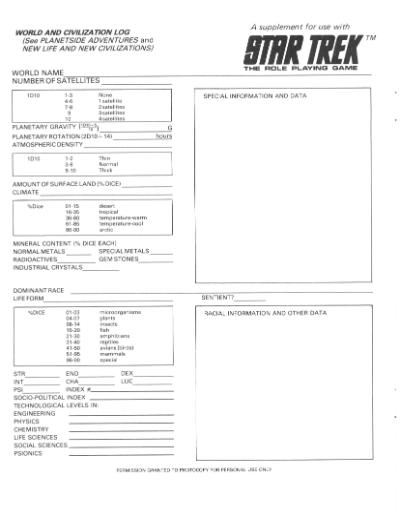 Star Trek RPG: Game Master’s Screen: Star Trek II: The Wrath of Khan (FASA 2802)