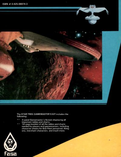 Star Trek RPG: Game Master’s Screen: Star Trek II: The Wrath of Khan (FASA 2802)