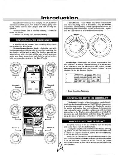 Star Trek RPG: Tricorder - Starship Sensors Interactive Displays (2803)