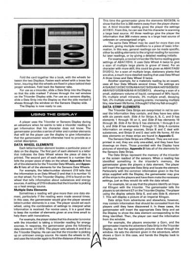 Star Trek RPG: Tricorder - Starship Sensors Interactive Displays (2803)