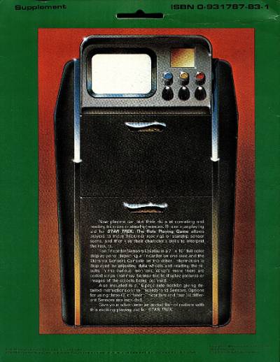 Star Trek RPG: Tricorder - Starship Sensors Interactive Displays (2803)