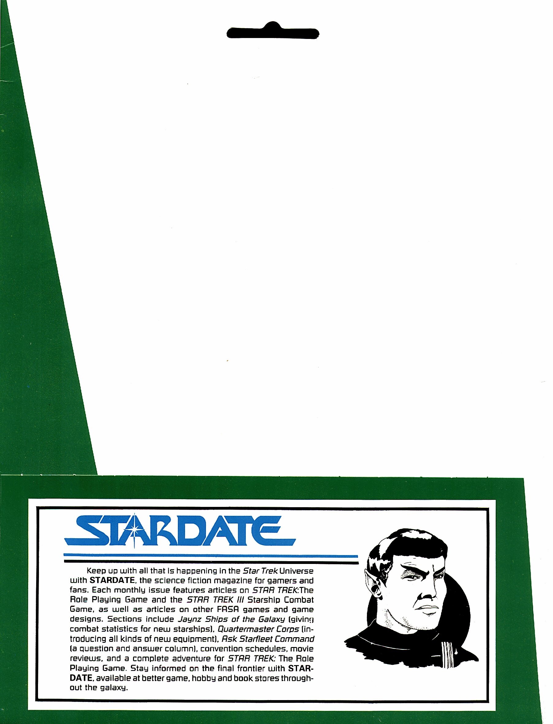 Star Trek RPG: Tricorder - Starship Sensors Interactive Displays