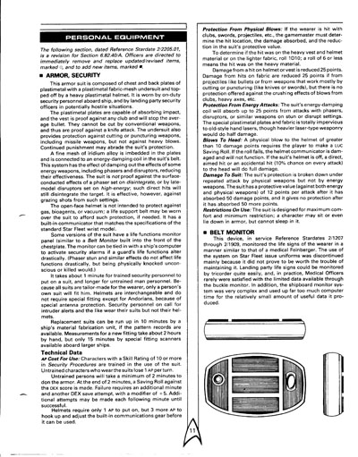 FASA Star Trek III Sourcebook Update
