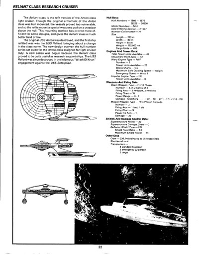 FASA Star Trek III Sourcebook Update
