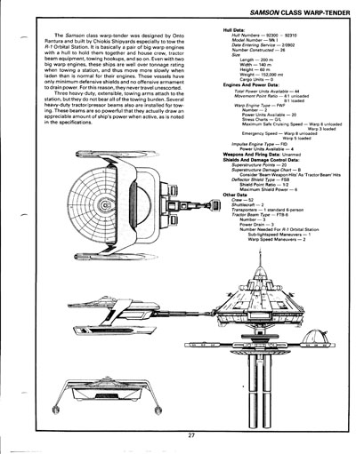 FASA Star Trek III Sourcebook Update