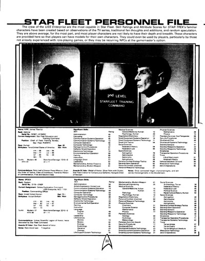 FASA Star Trek III Sourcebook Update