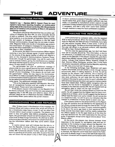 FASA Star Trek III Sourcebook Update